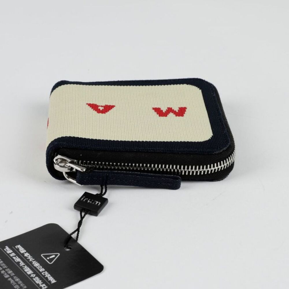 Logo Knit Zipper Wallet - Picture 3 of 9